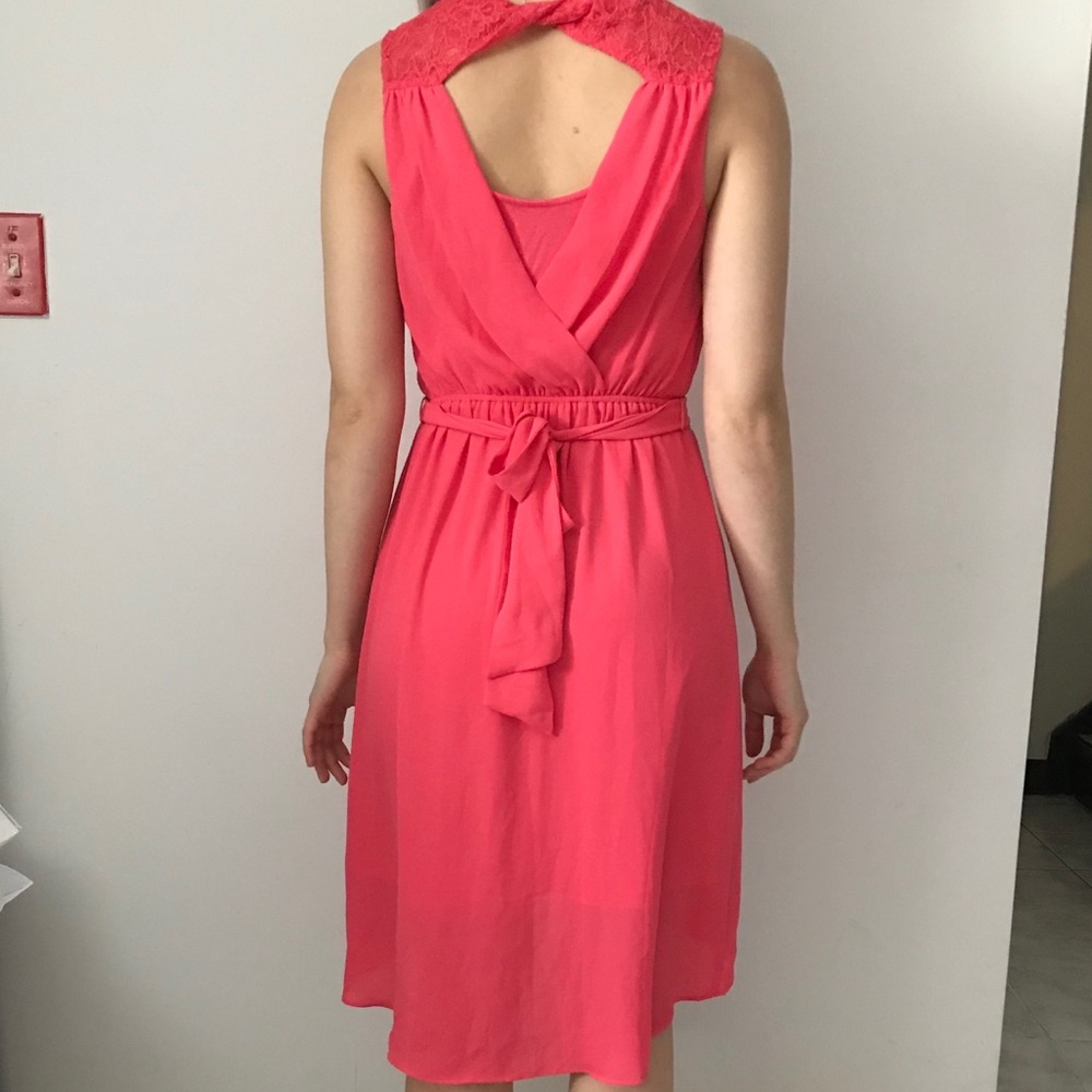 Express Pink Chiffon Dress Size S